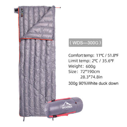 Sleeping Bag Duck Down 300/400G 90% Duck Down