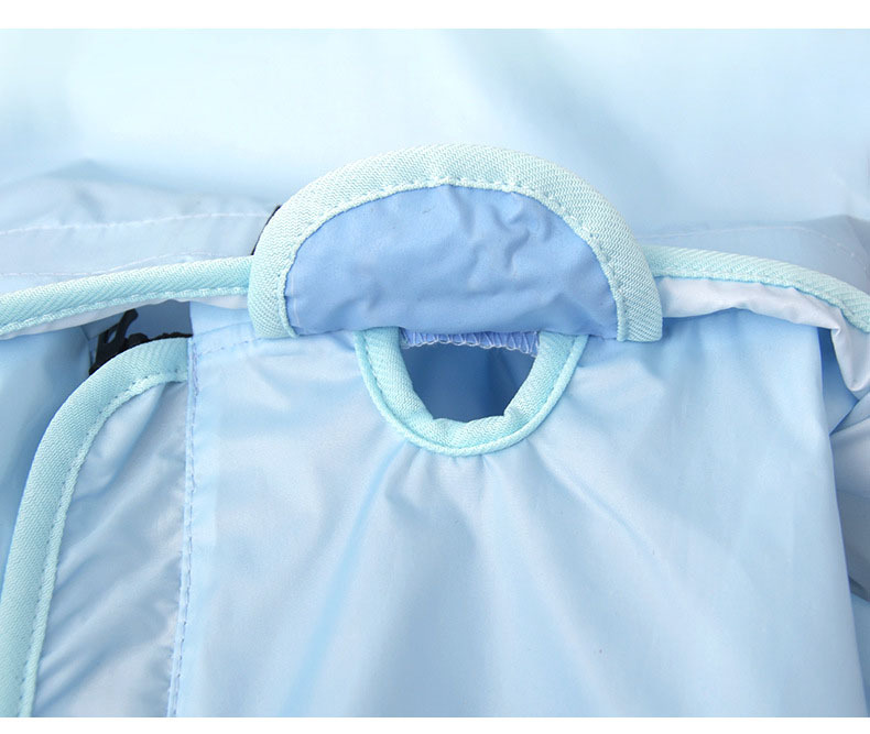 Waterproof Full-Cover Dog Raincoat – Tail & Belly Protection for Large Dogs