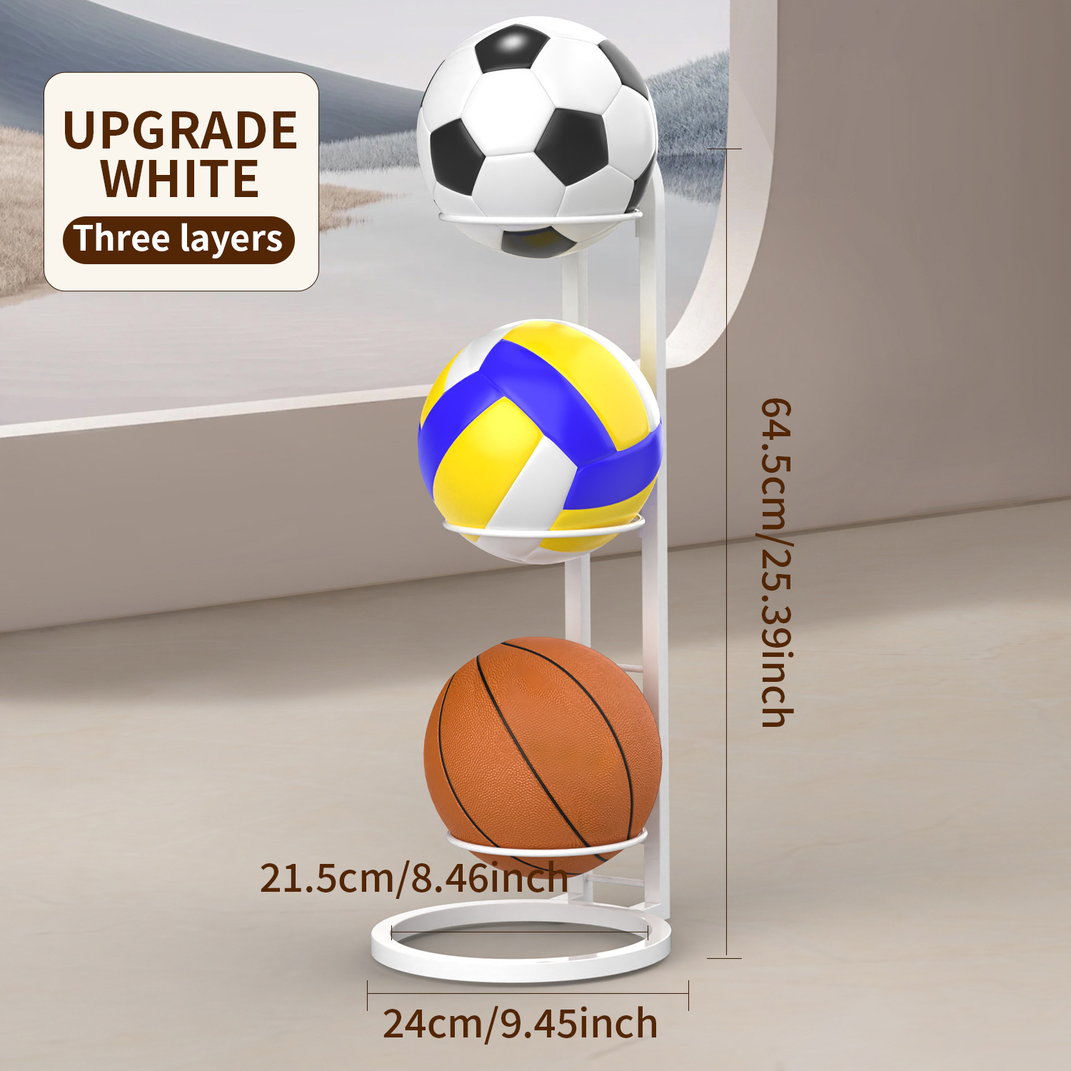 Storage Rack For Sports Balls