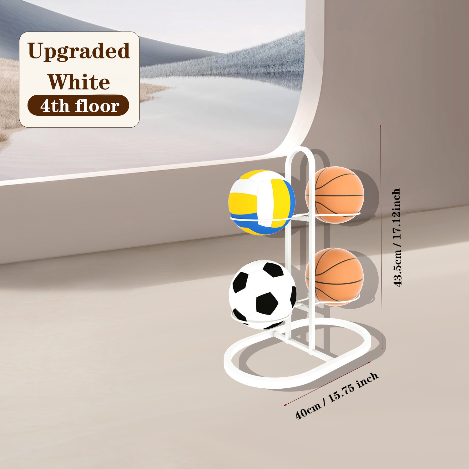 Storage Rack For Sports Balls