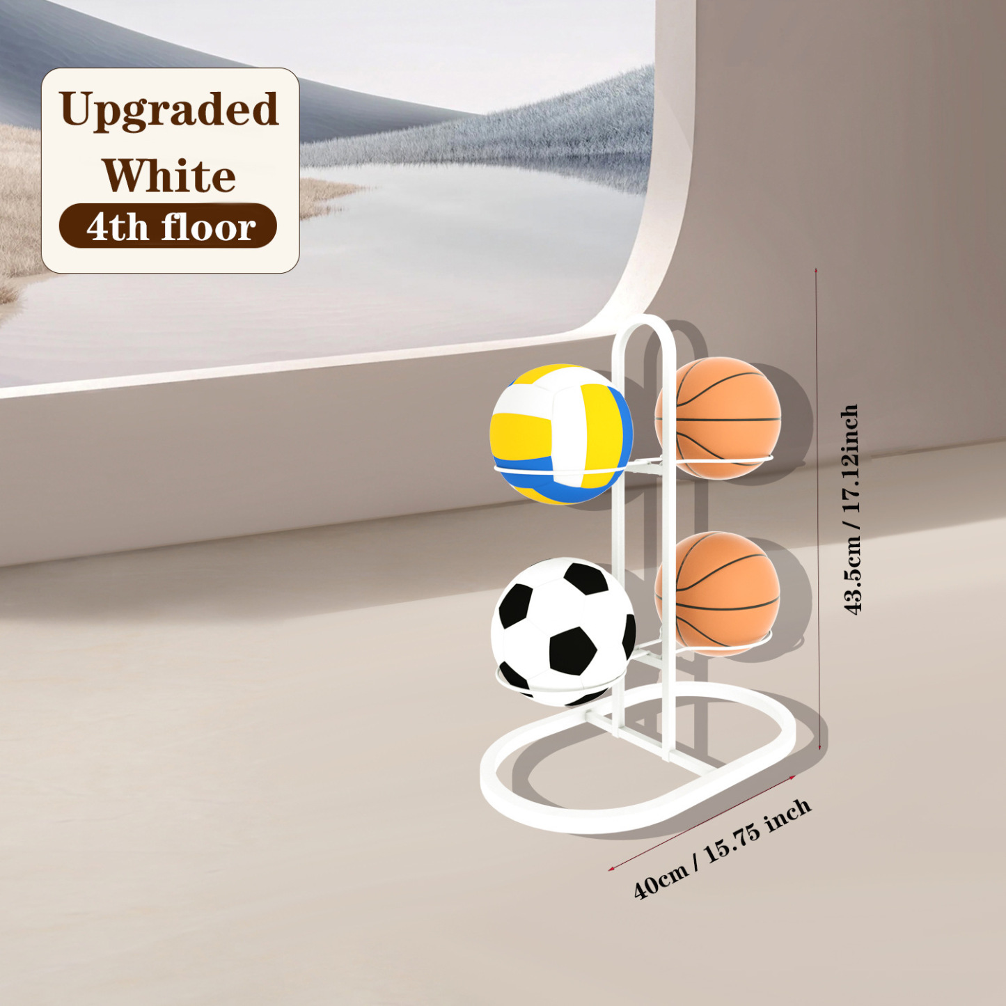 Storage Rack For Sports Balls