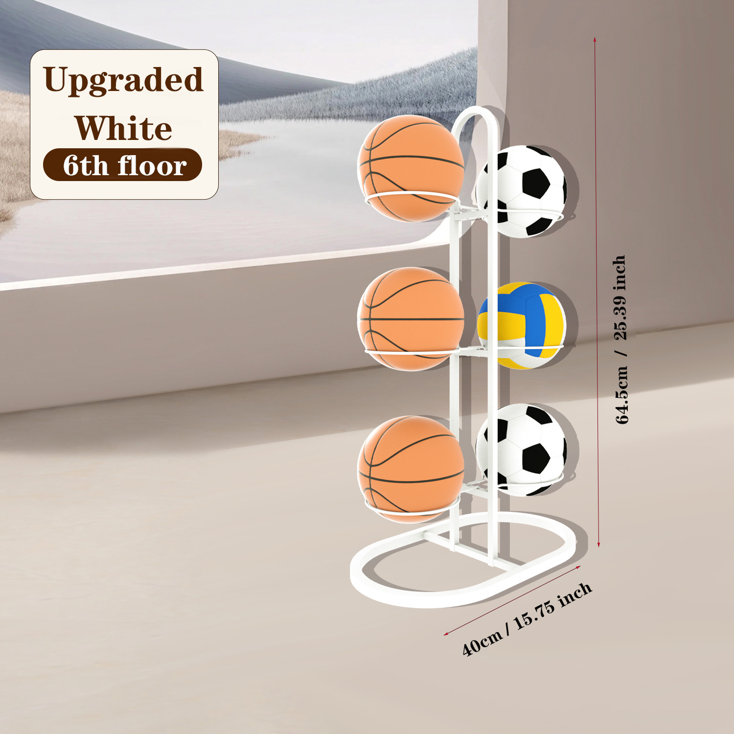 Storage Rack For Sports Balls