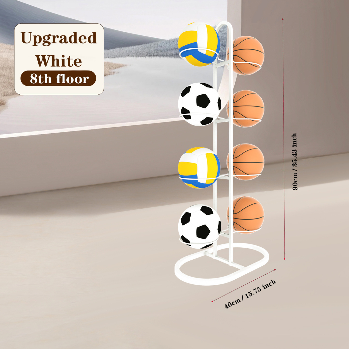 Storage Rack For Sports Balls