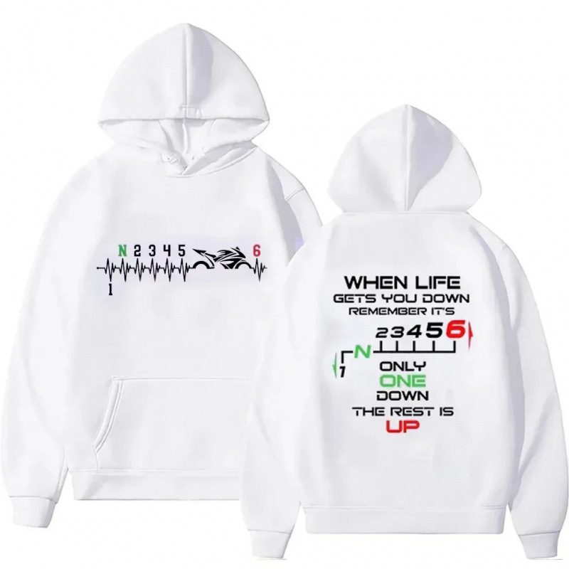 Motorcycle Shift Pattern Hoodie