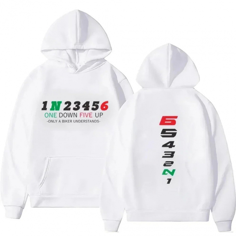 Motorcycle Shift Pattern Hoodie