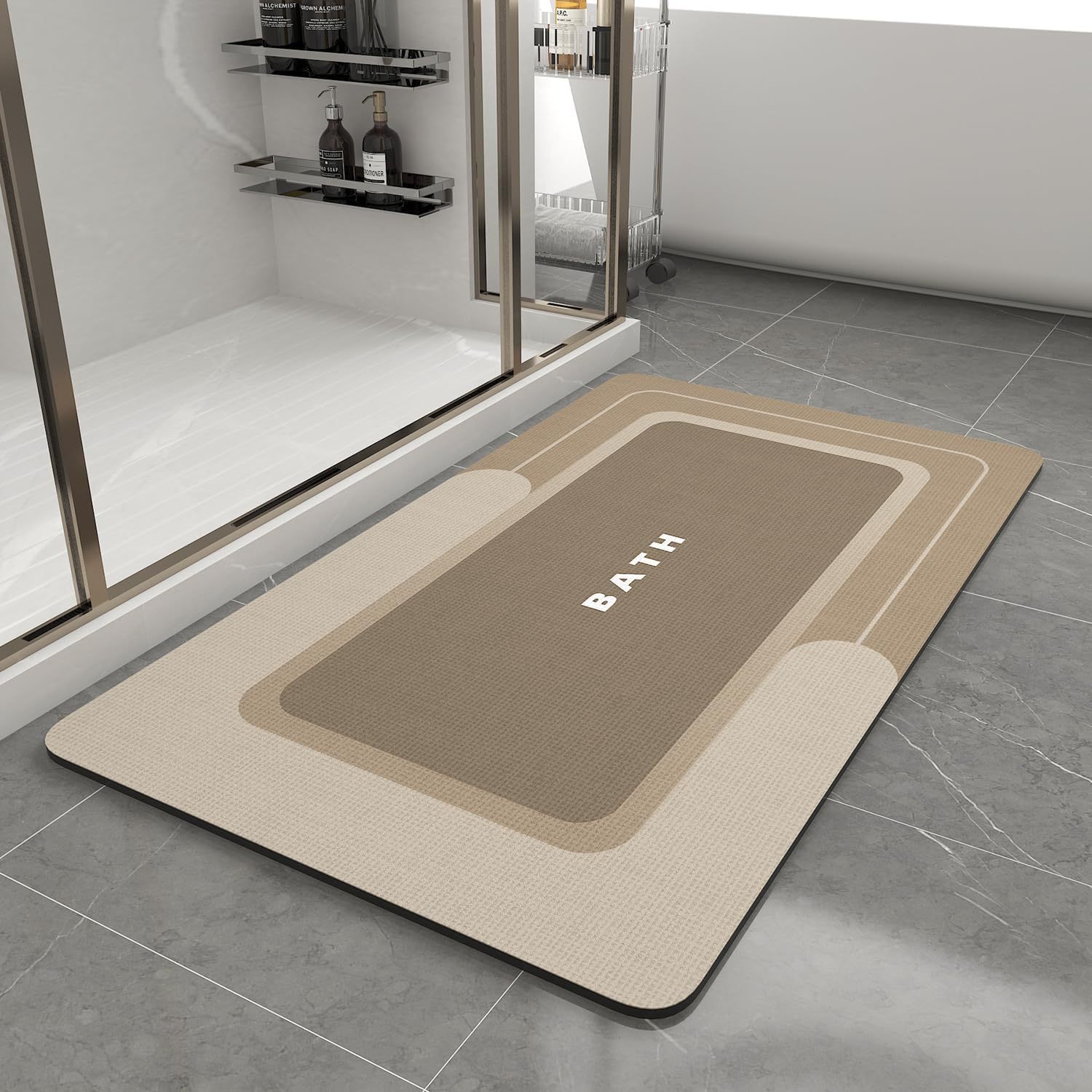Super Absorbent Floor Mat for Home, Bathroom Soft Quick Drying Mat