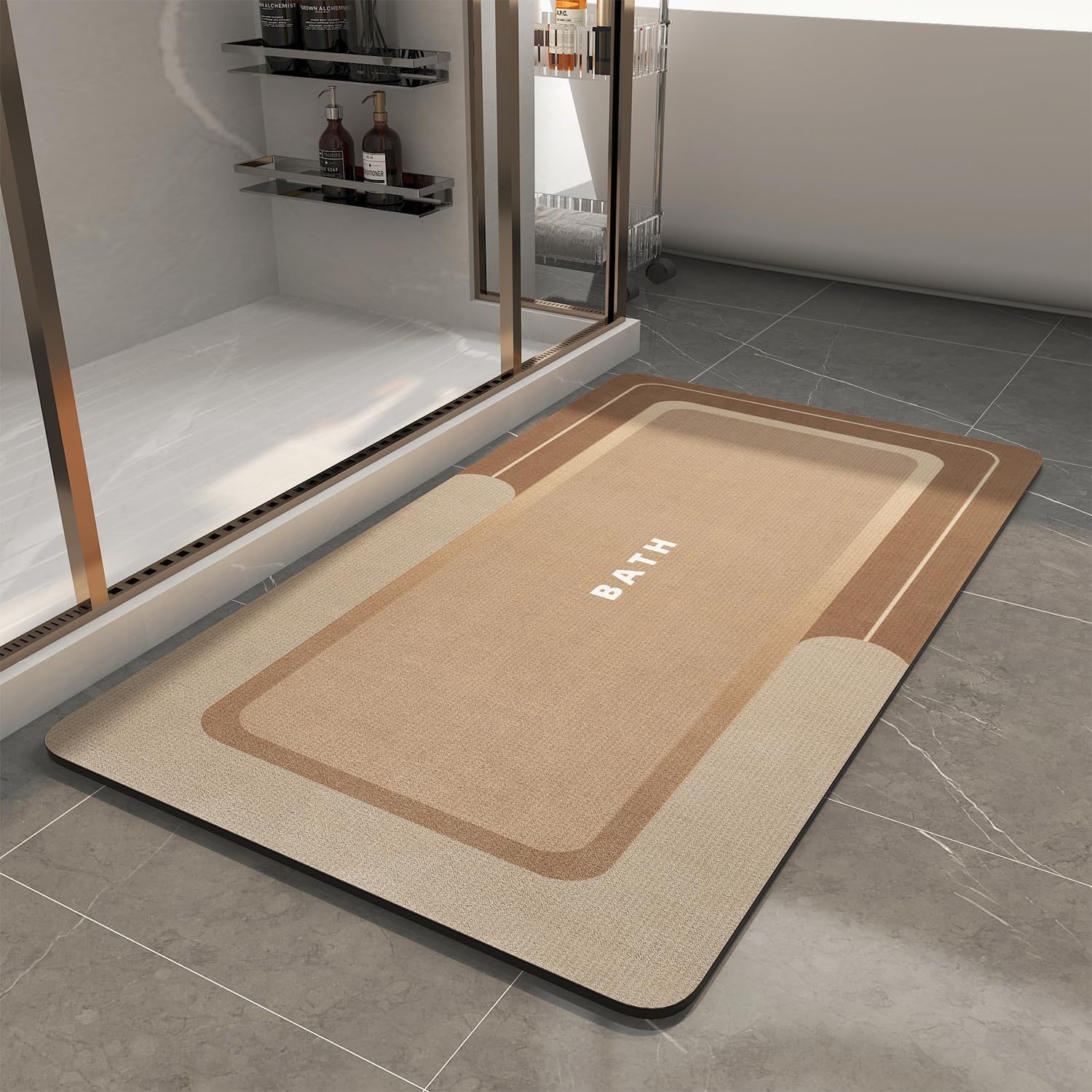 Super Absorbent Floor Mat for Home, Bathroom Soft Quick Drying Mat