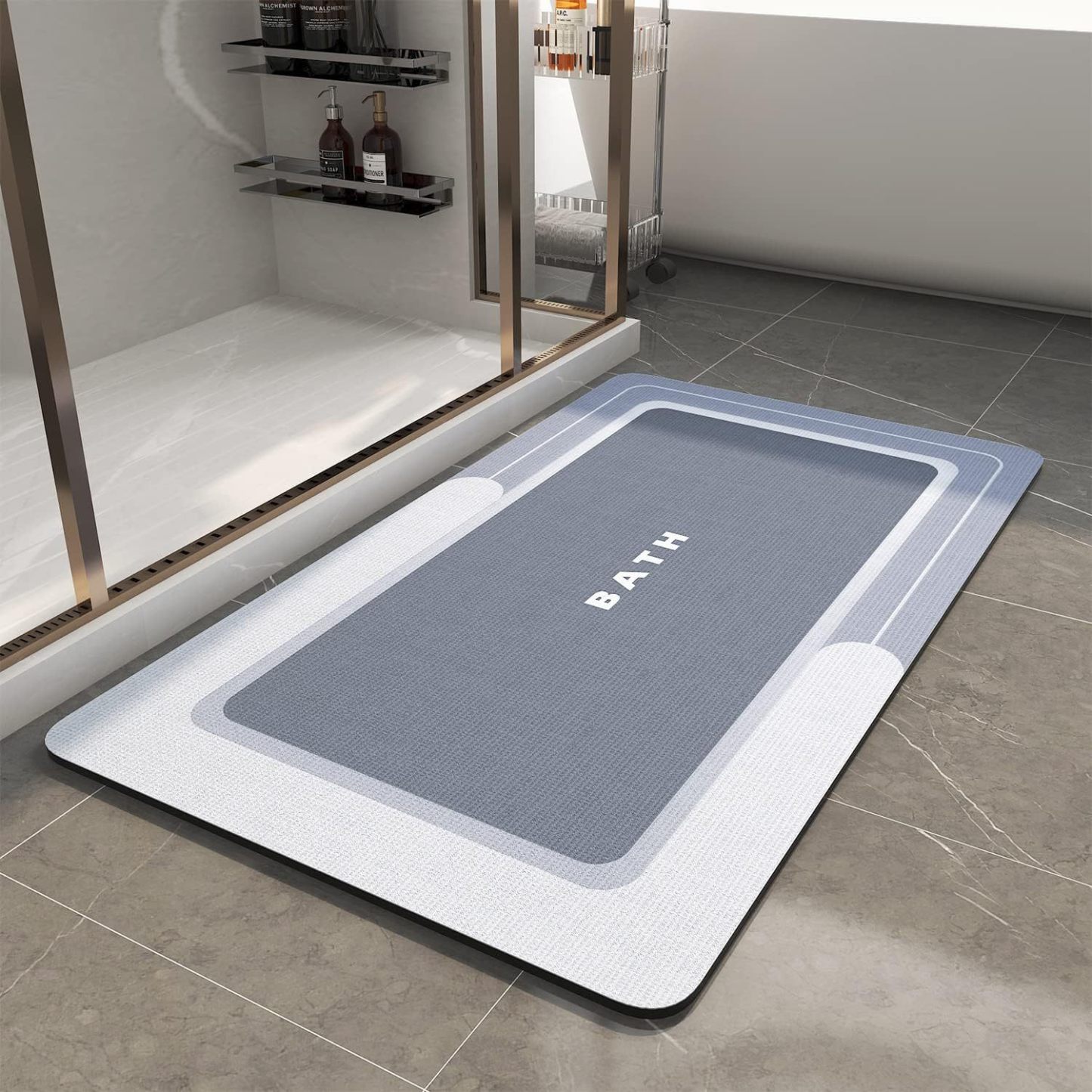 Super Absorbent Floor Mat for Home, Bathroom Soft Quick Drying Mat