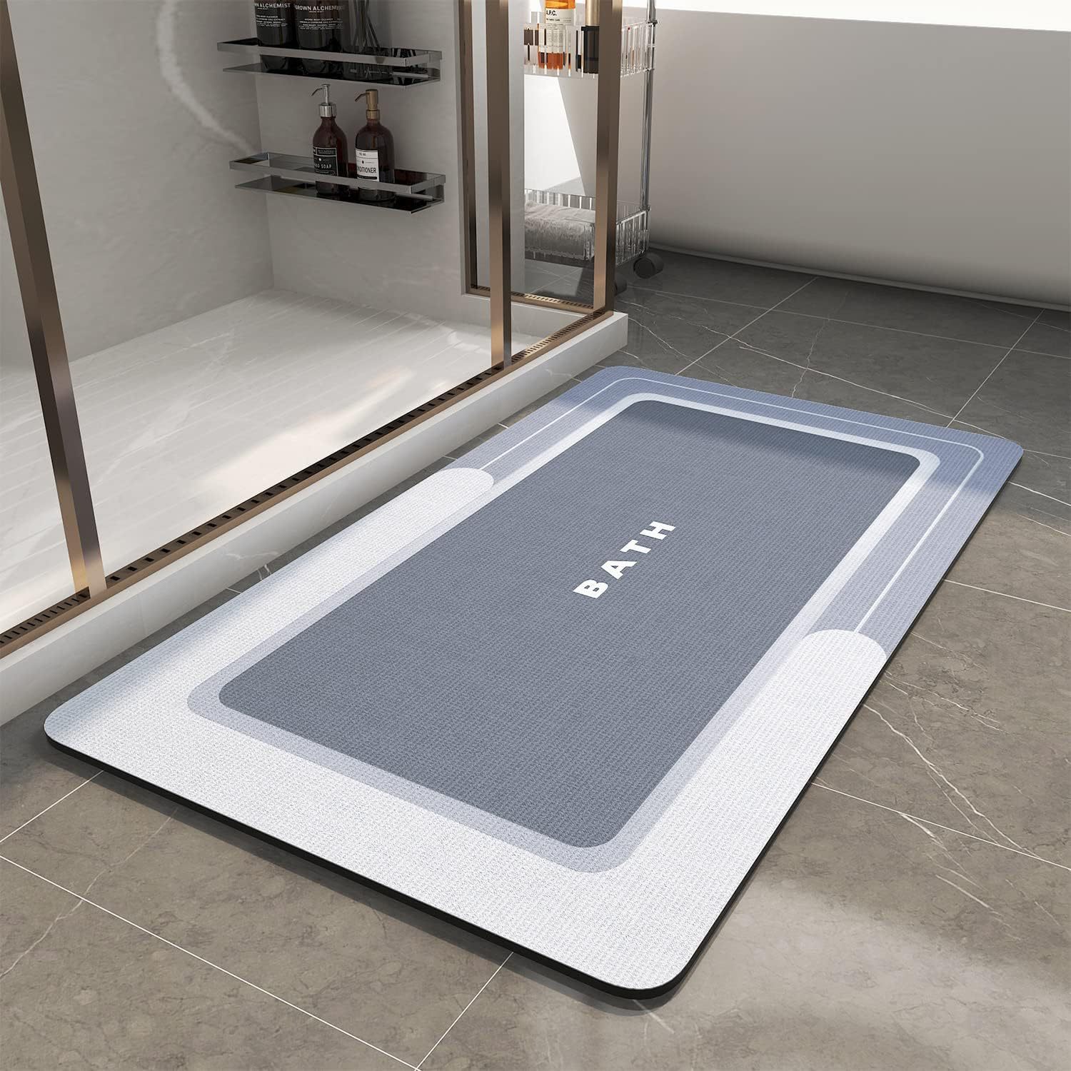 Super Absorbent Floor Mat for Home, Bathroom Soft Quick Drying Mat