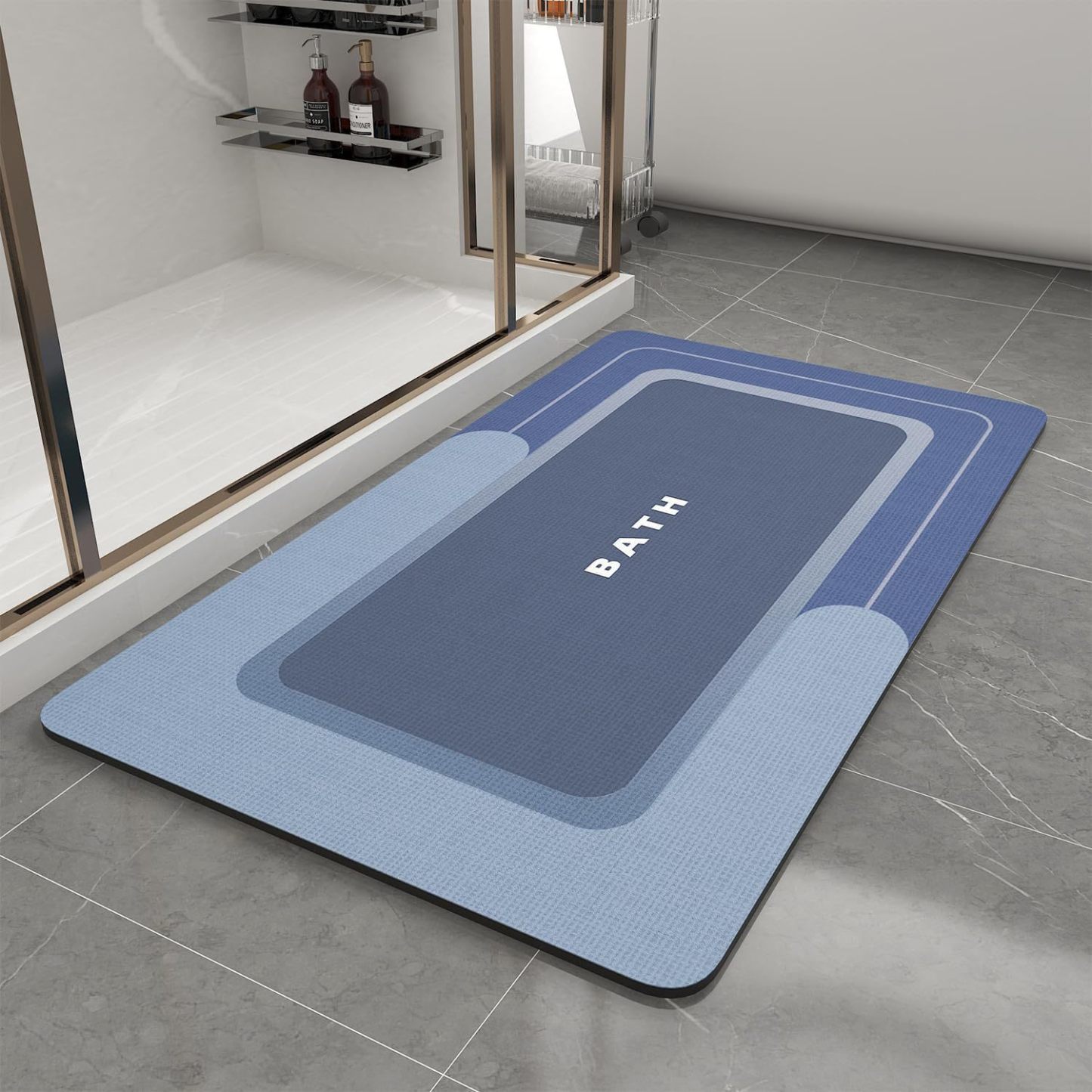 Super Absorbent Floor Mat for Home, Bathroom Soft Quick Drying Mat