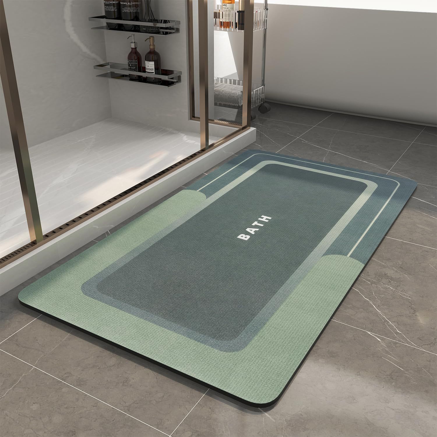 Super Absorbent Floor Mat for Home, Bathroom Soft Quick Drying Mat