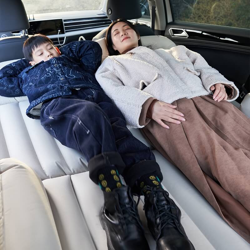 Cloud Sleep Car-mounted Inflatable Bed PVC 8-Hole