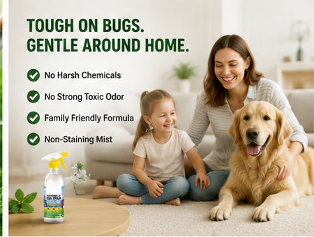 Safe home environment spraying