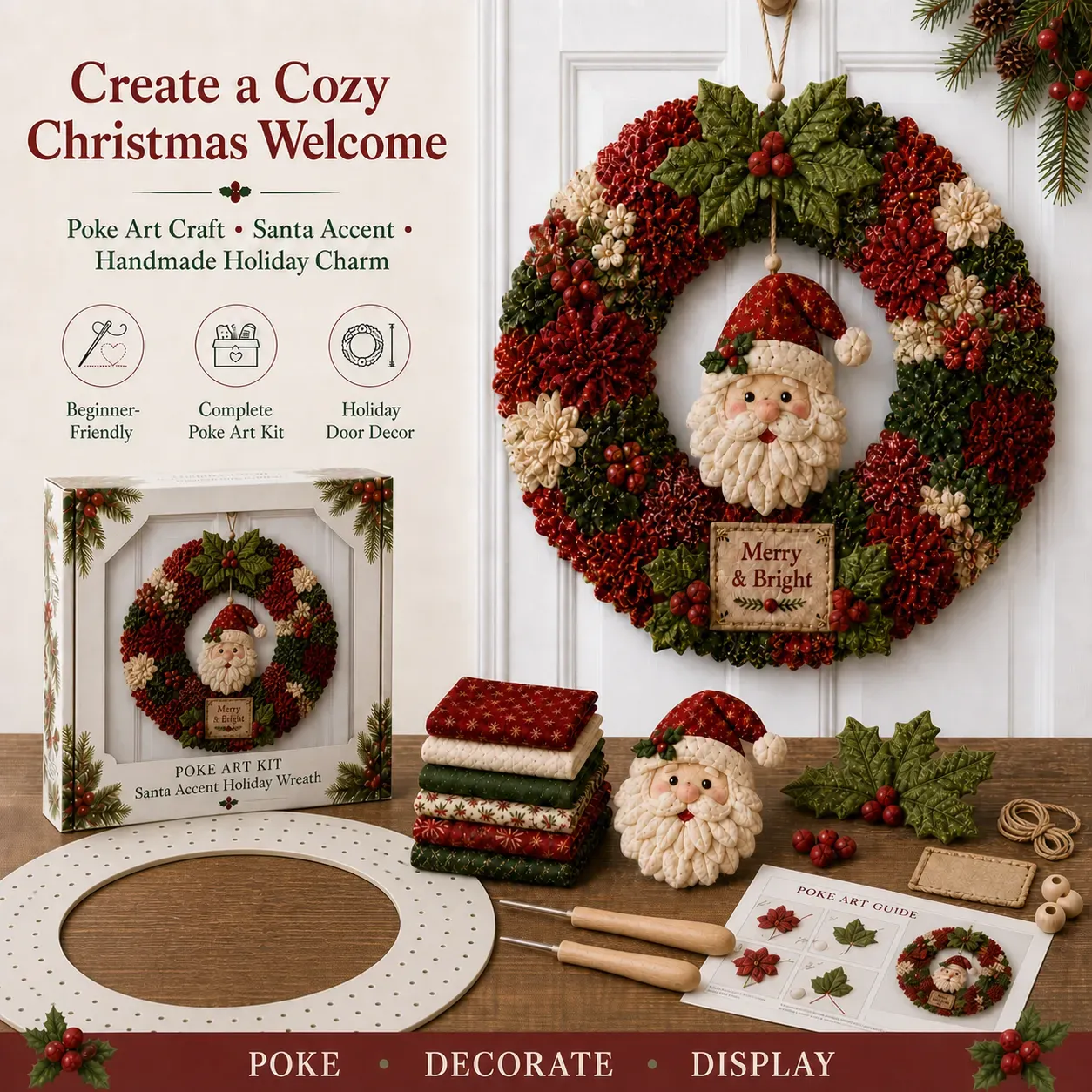 Heavenly blessings angel and Nativity Christmas faith collection wreaths