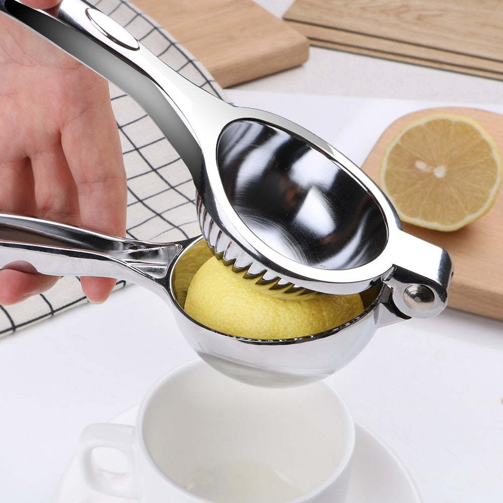 Manual Citrus Press Juicer For Oranges And Lemons, Stainless Steel
