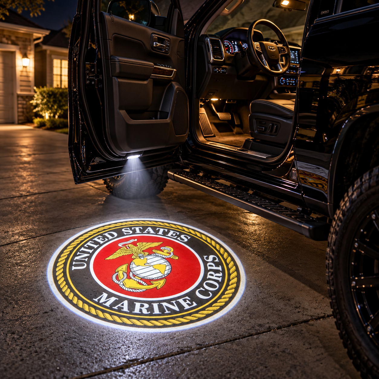 Military Pride Car Projection Light