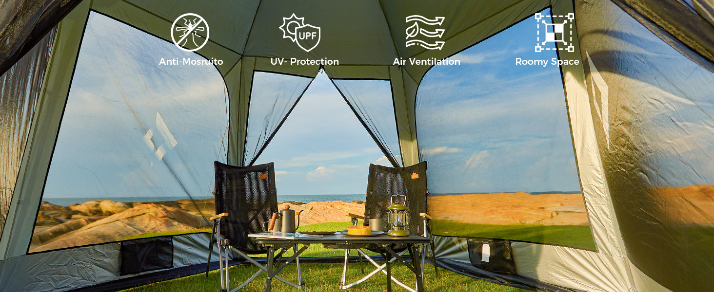 KingCamp CAIRO 6-Sided Screen Gauze Tent