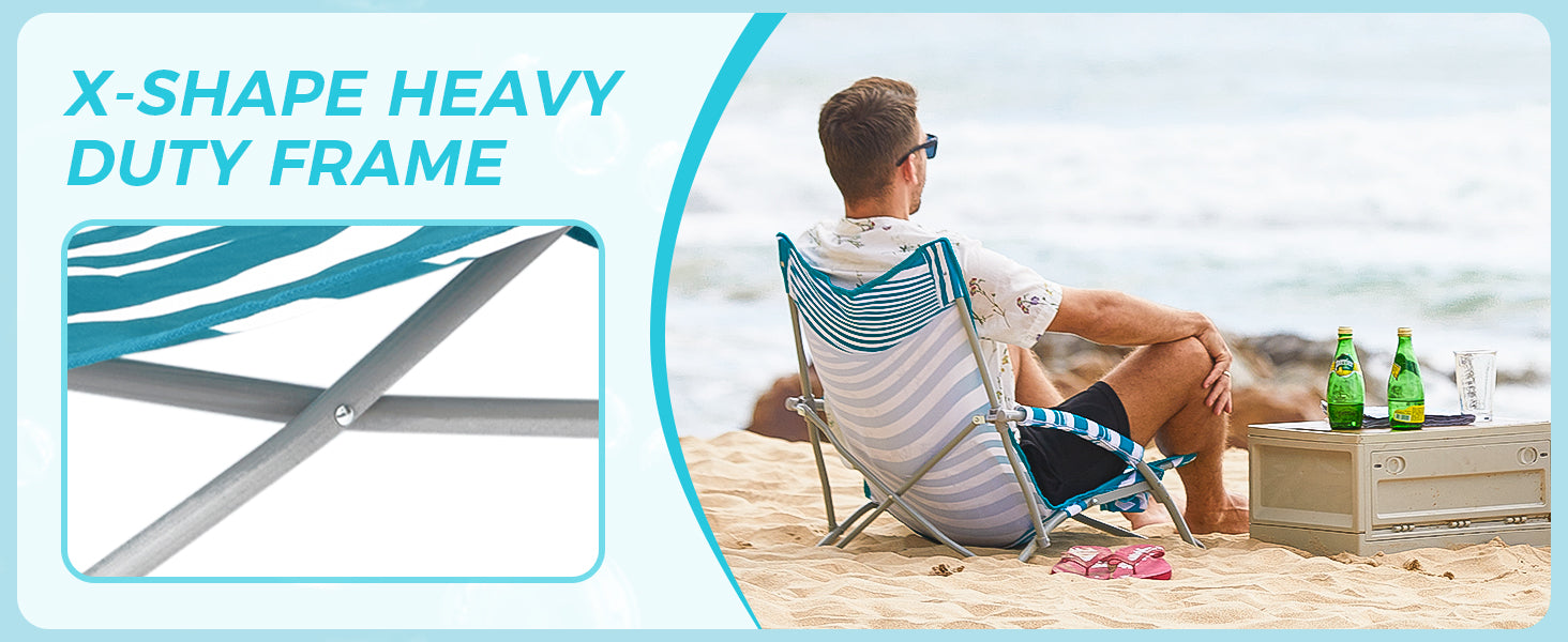 WEJOY Quick-up Beach Chair