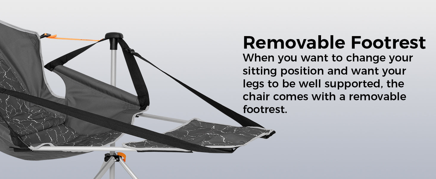 KingCamp ORCHID C20 Camping Hammock Chair with Footrest