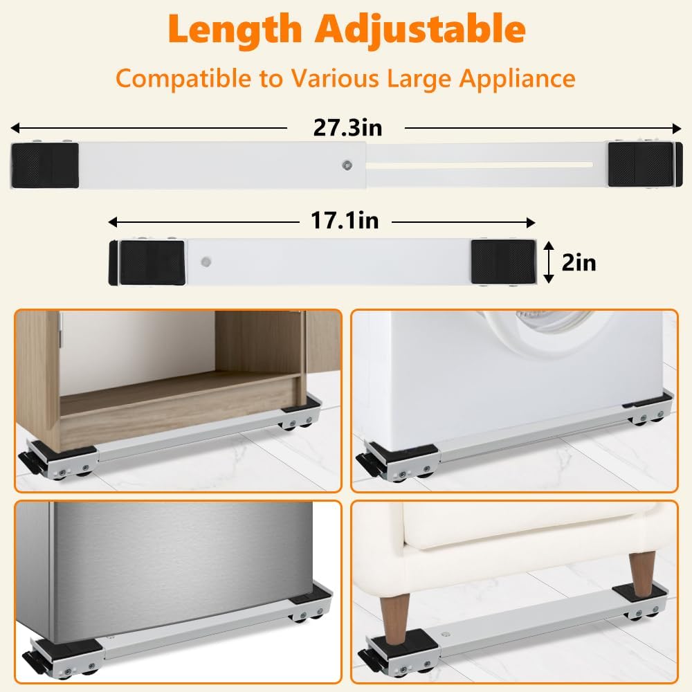 Telescopic adjustable appliance stand dimensions