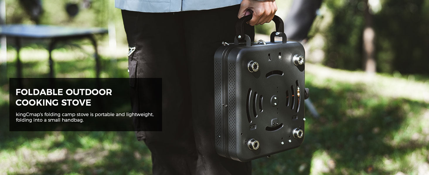 KingCamp Portable 2-Burner Camping Stove