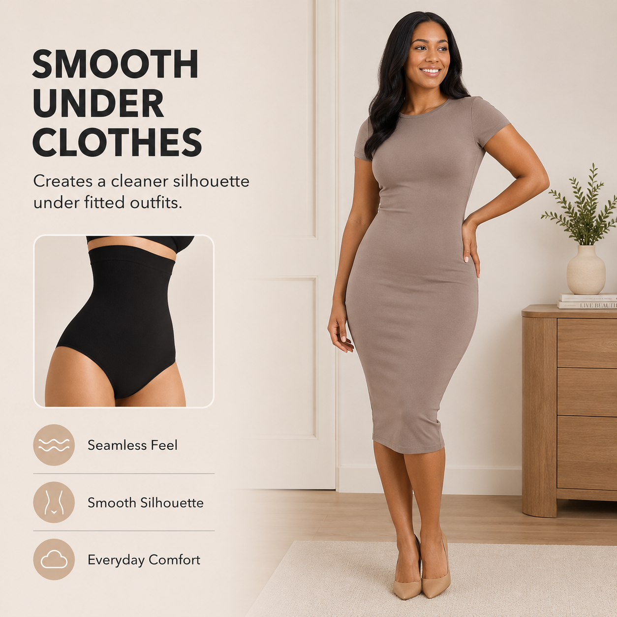 Lightweight breathable stretch fabric texture detail