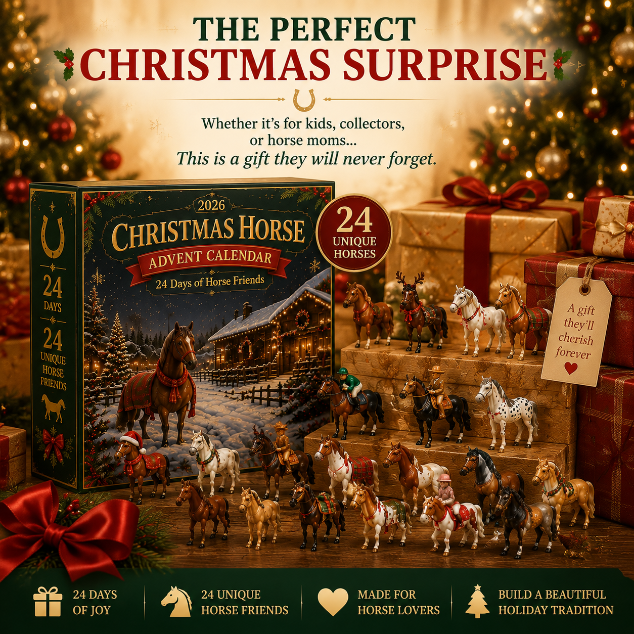Horse Christmas Advent Calendar Collection