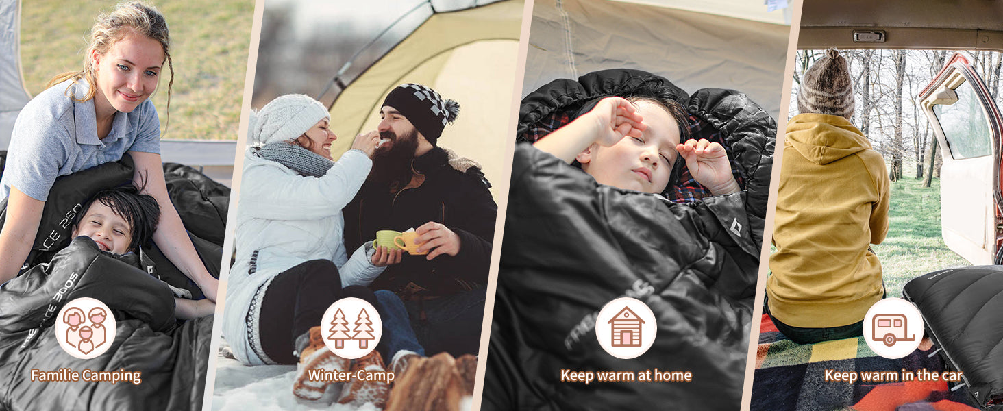 KingCamp FREESPACE HEATING 250 Heated Sleeping Bag