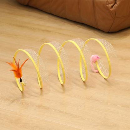 FelineFun™ Self-play Cat Hunting Spiral Tunnel Toy