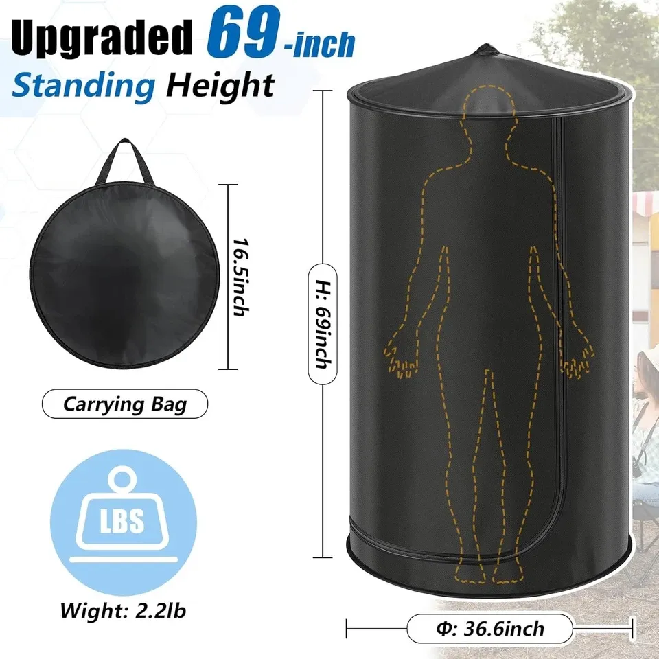 Outdoor privacy tent for camping beach and roadside changing