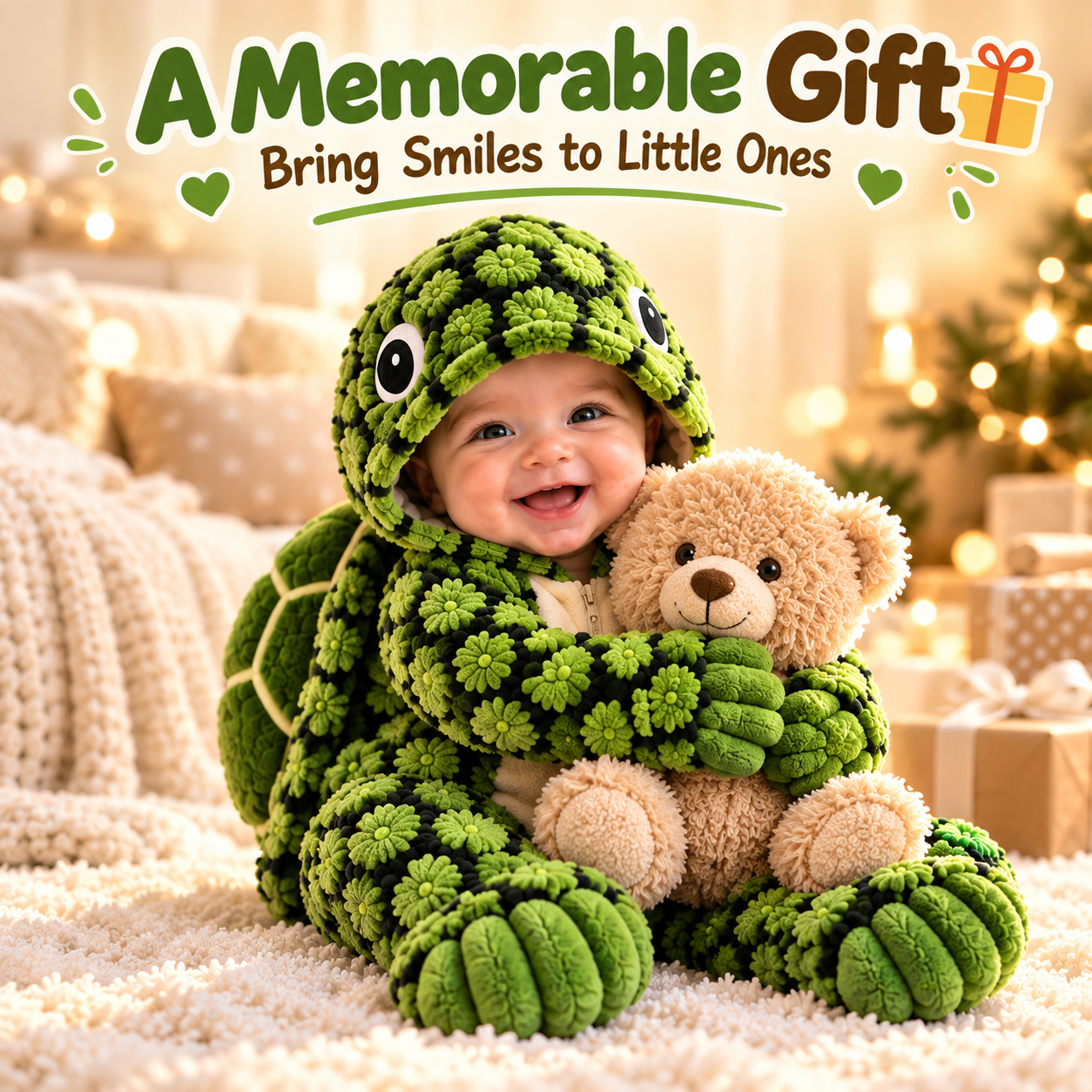 Turtle baby onesie gift idea