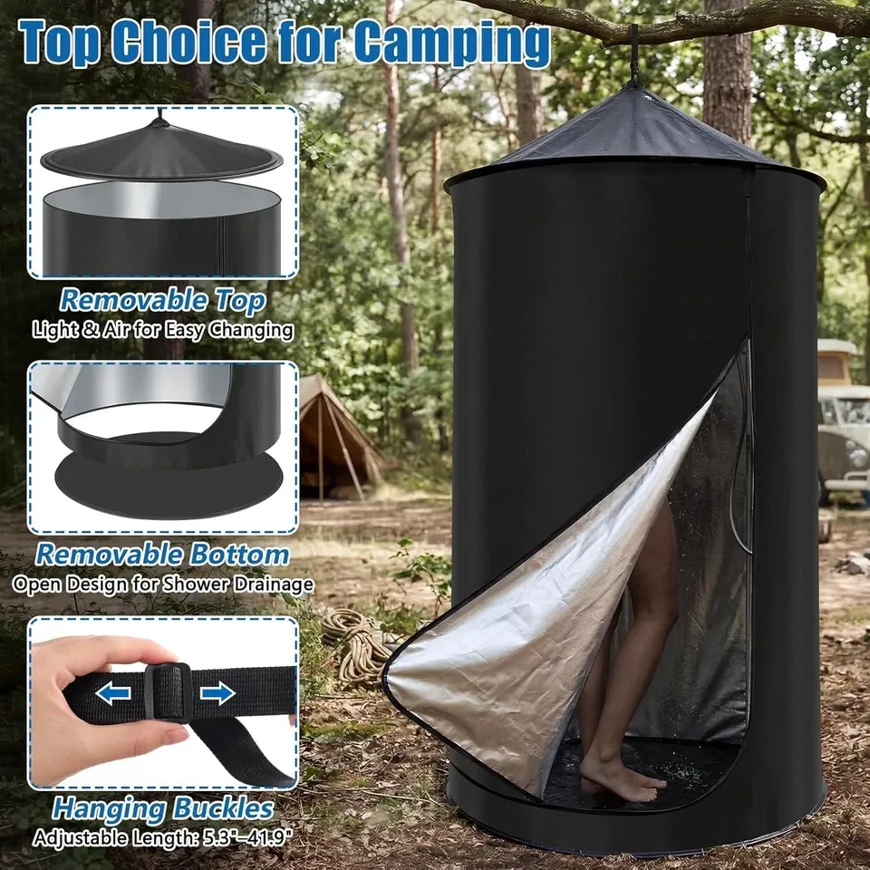 Portable privacy tent for outdoor changing camping and road trips