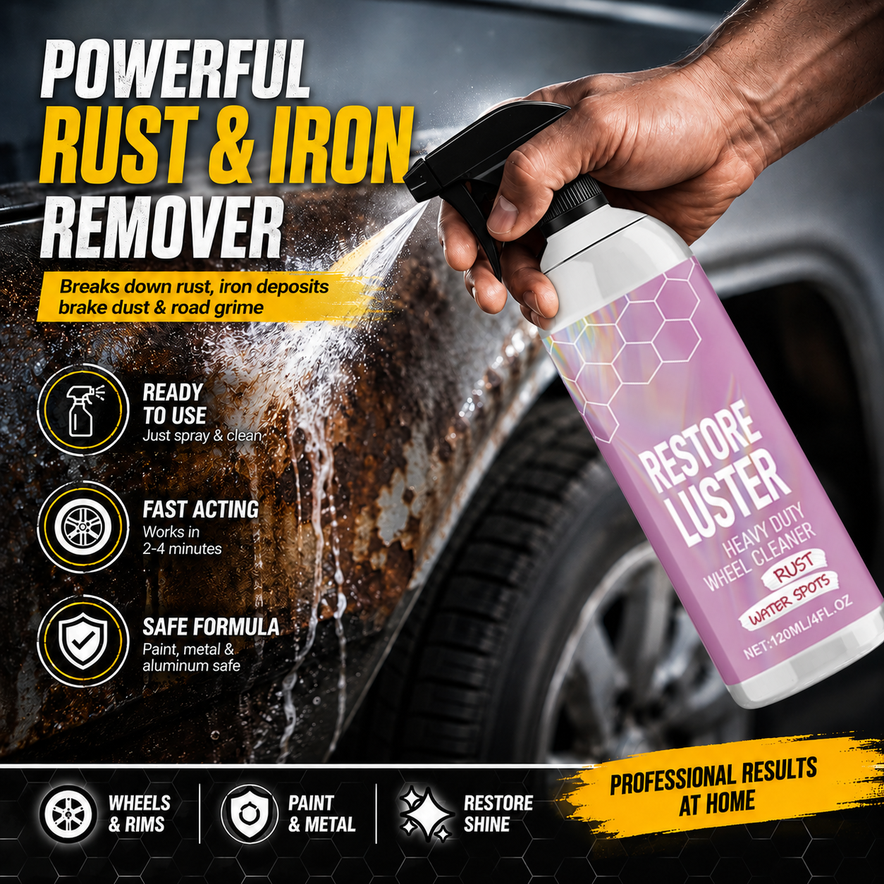 Rust and iron stain remover details