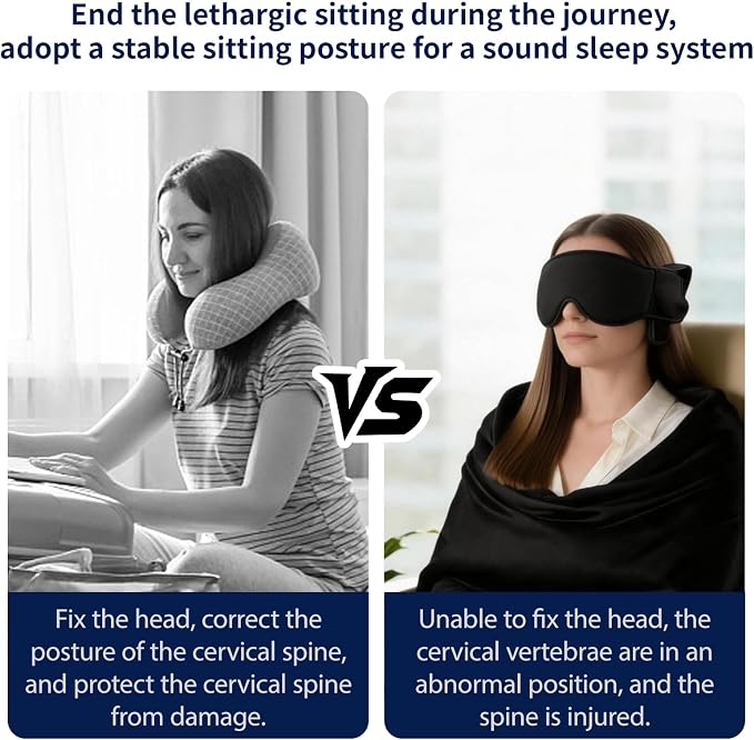 blackout eye mask for airplane sleeping