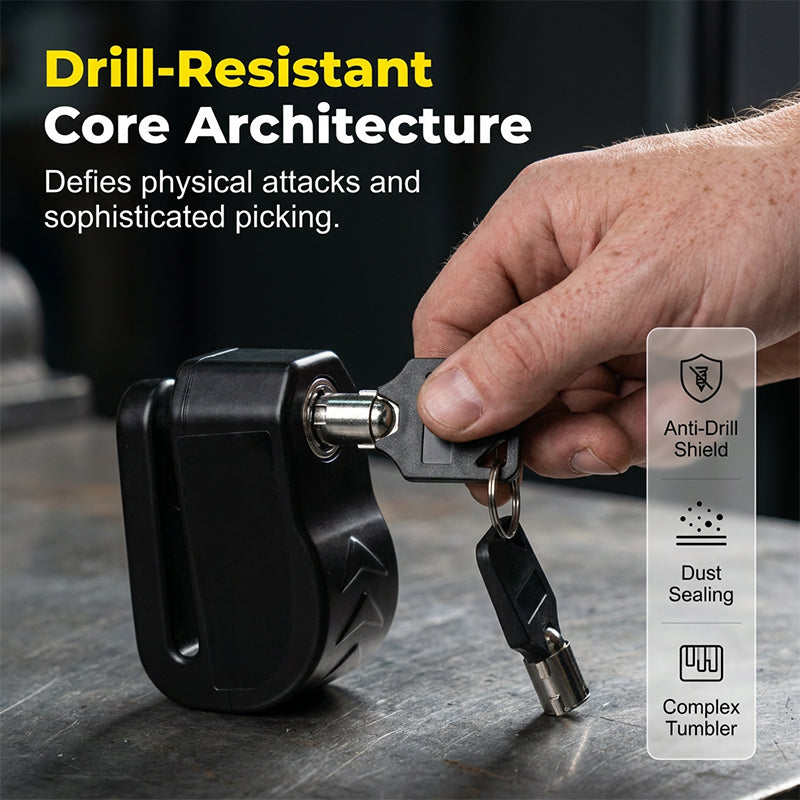 Aluminum alloy lock body and anti-drill cylinder details