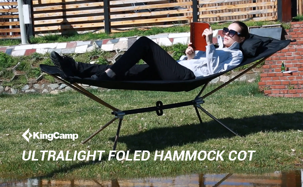 KingCamp Ultralight Sleeping Cots Oversized Folding Camping Cots