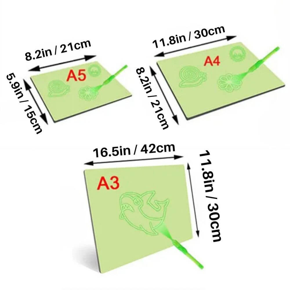 BrightMinds™ Magic Light-Up Drawing Pad