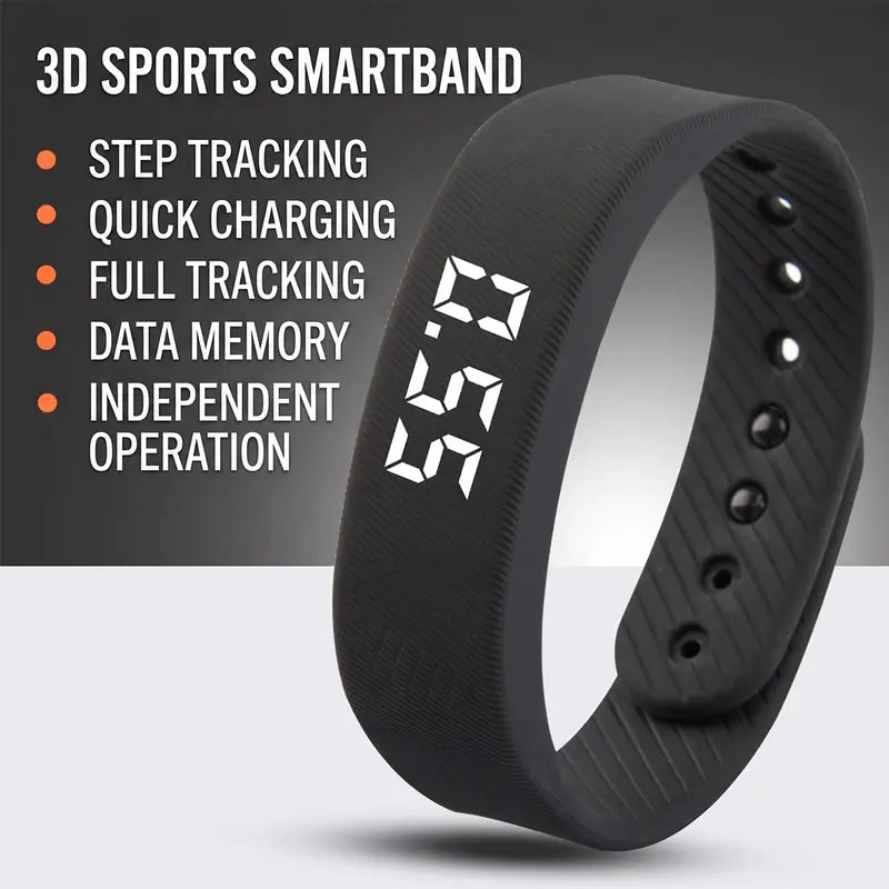 3D Sports Smartband Features