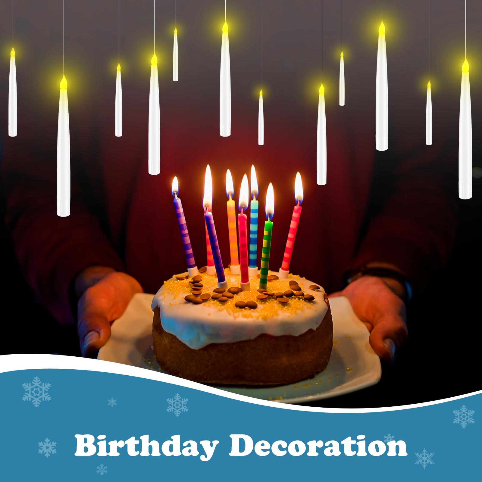 Safe Flameless Candles hanging presentation