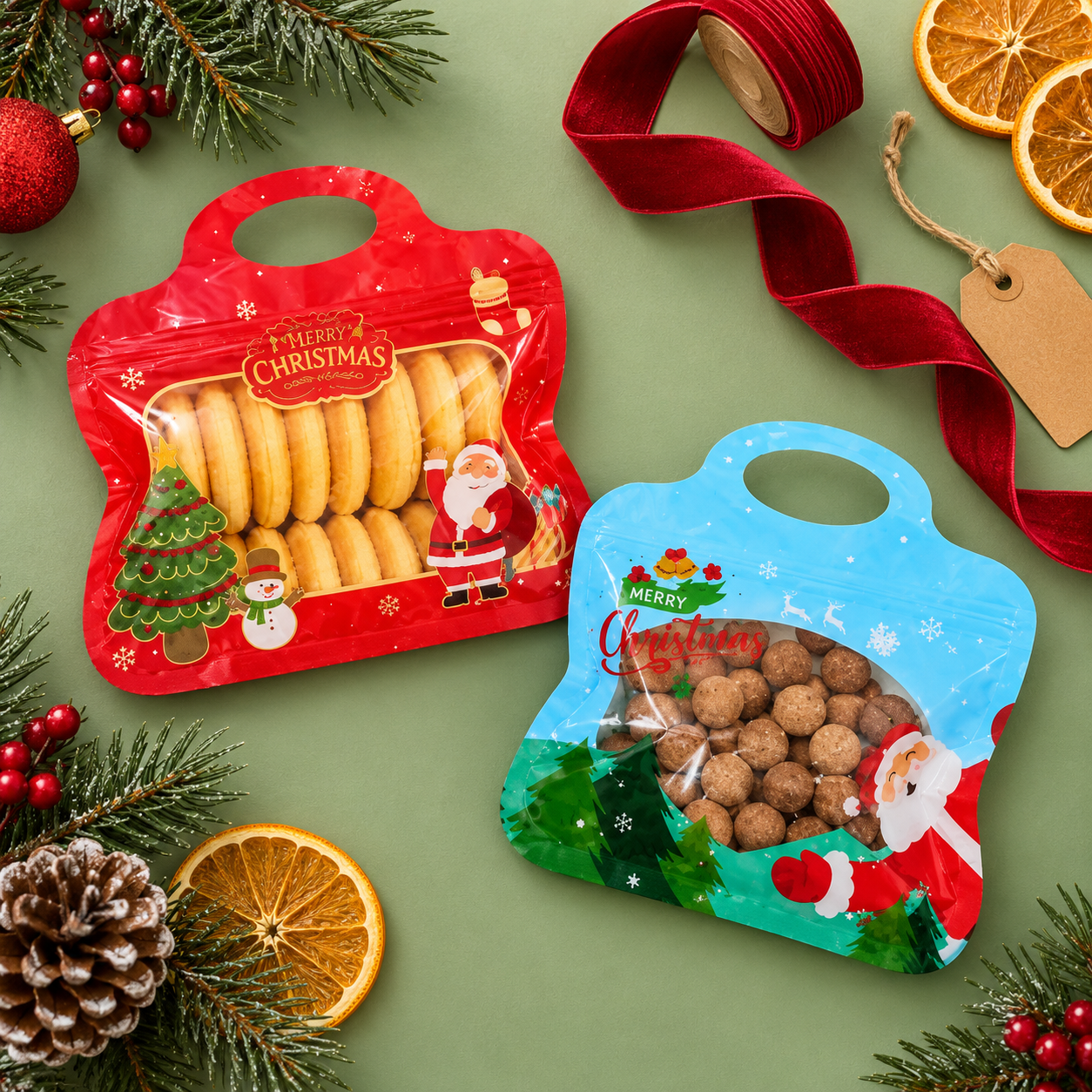 Two designs to dress up your little gifts.