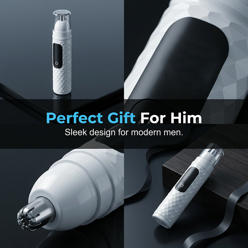 Smart LED Nose Hair Trimmer