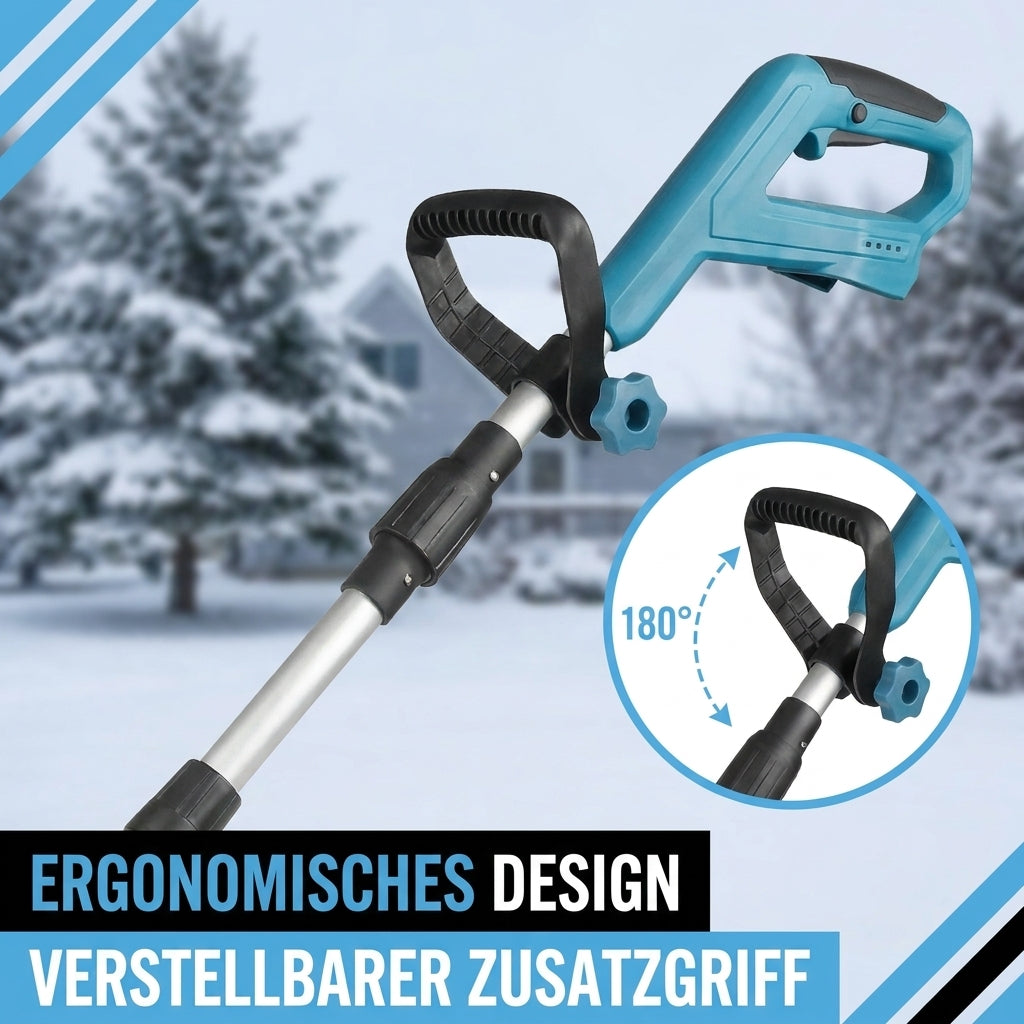 Close-up of the adjustable auxiliary handle