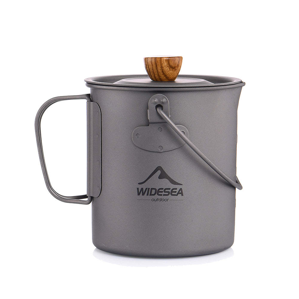 Titanium Coffee Cup 750ML with French Press