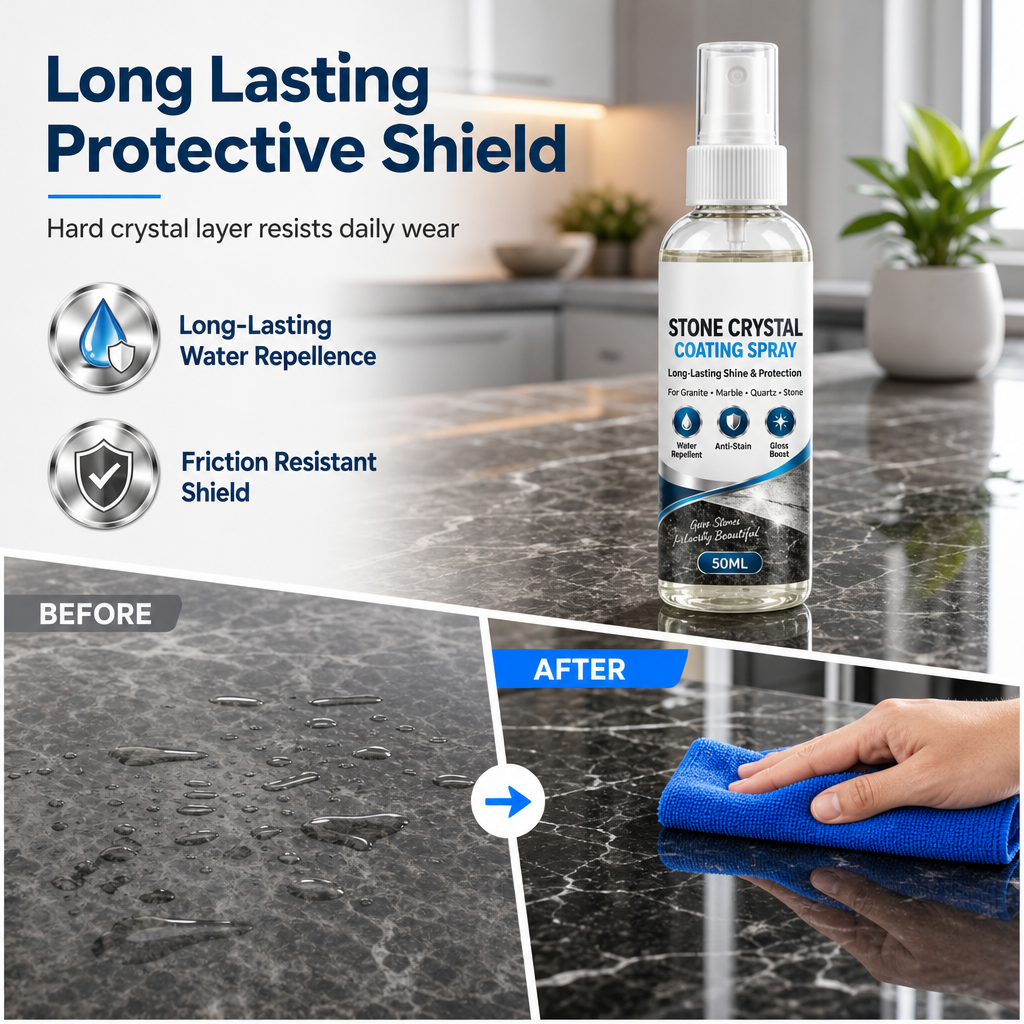 Long lasting stone surface protection