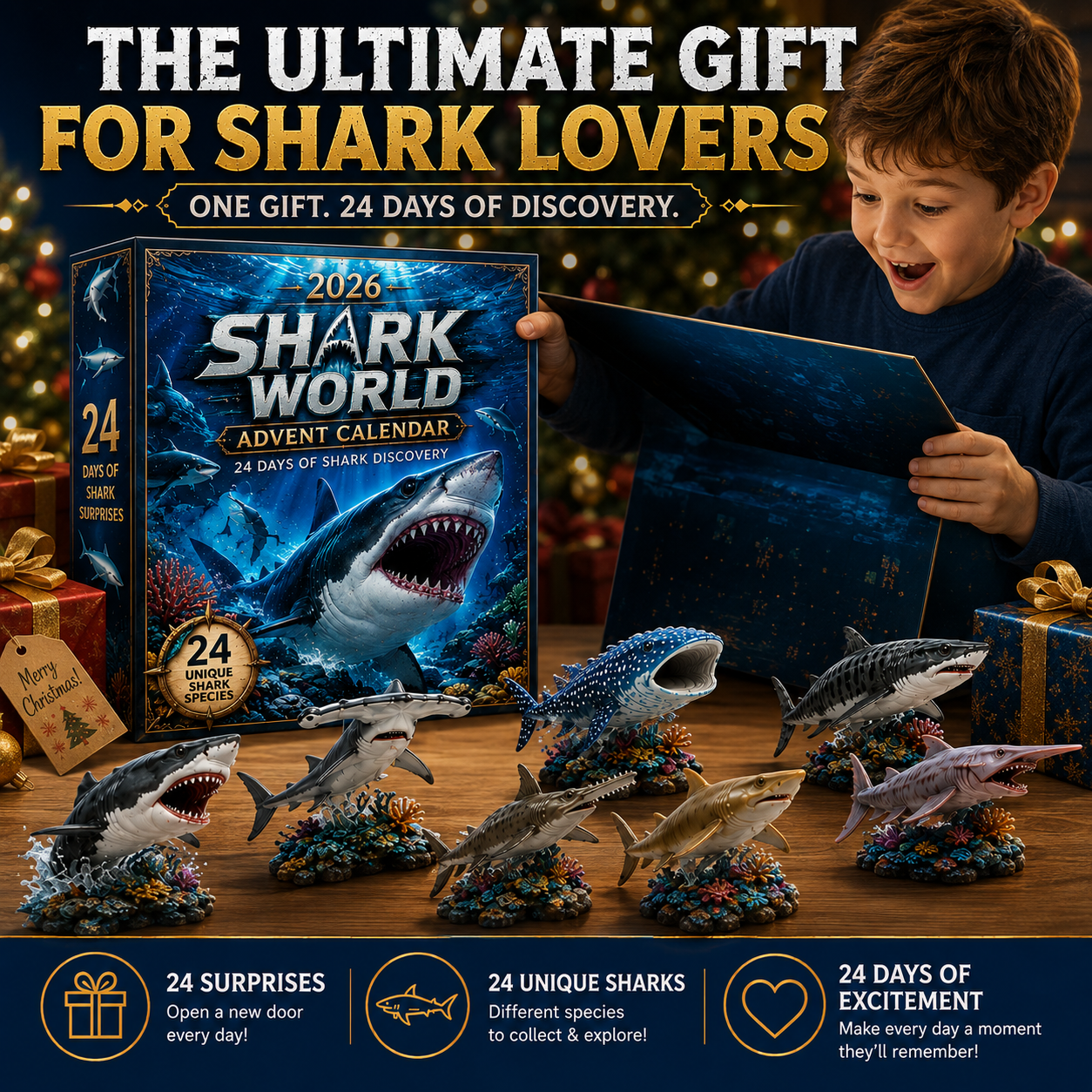 Christmas Gift for Shark Lovers