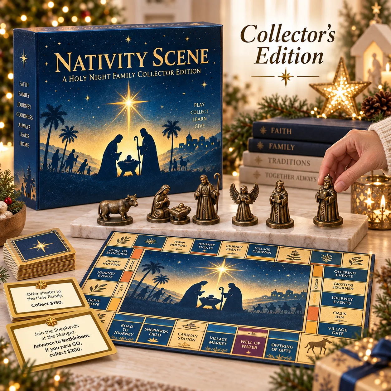 🌟 Nativity-Themed Family Board Game – Christmas Story Edition feature view
