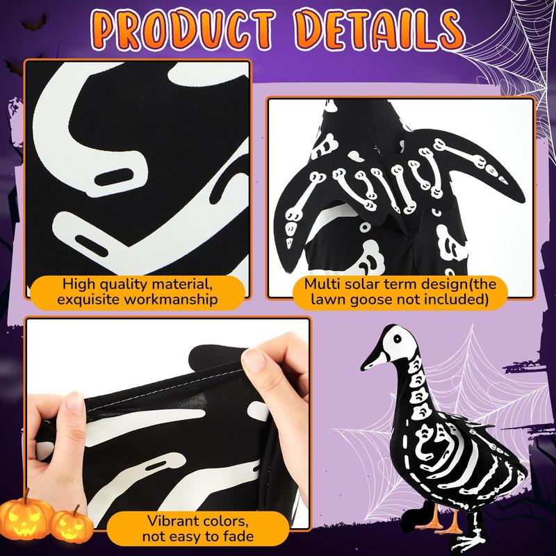High quality weather resistant skeleton goose outfit details