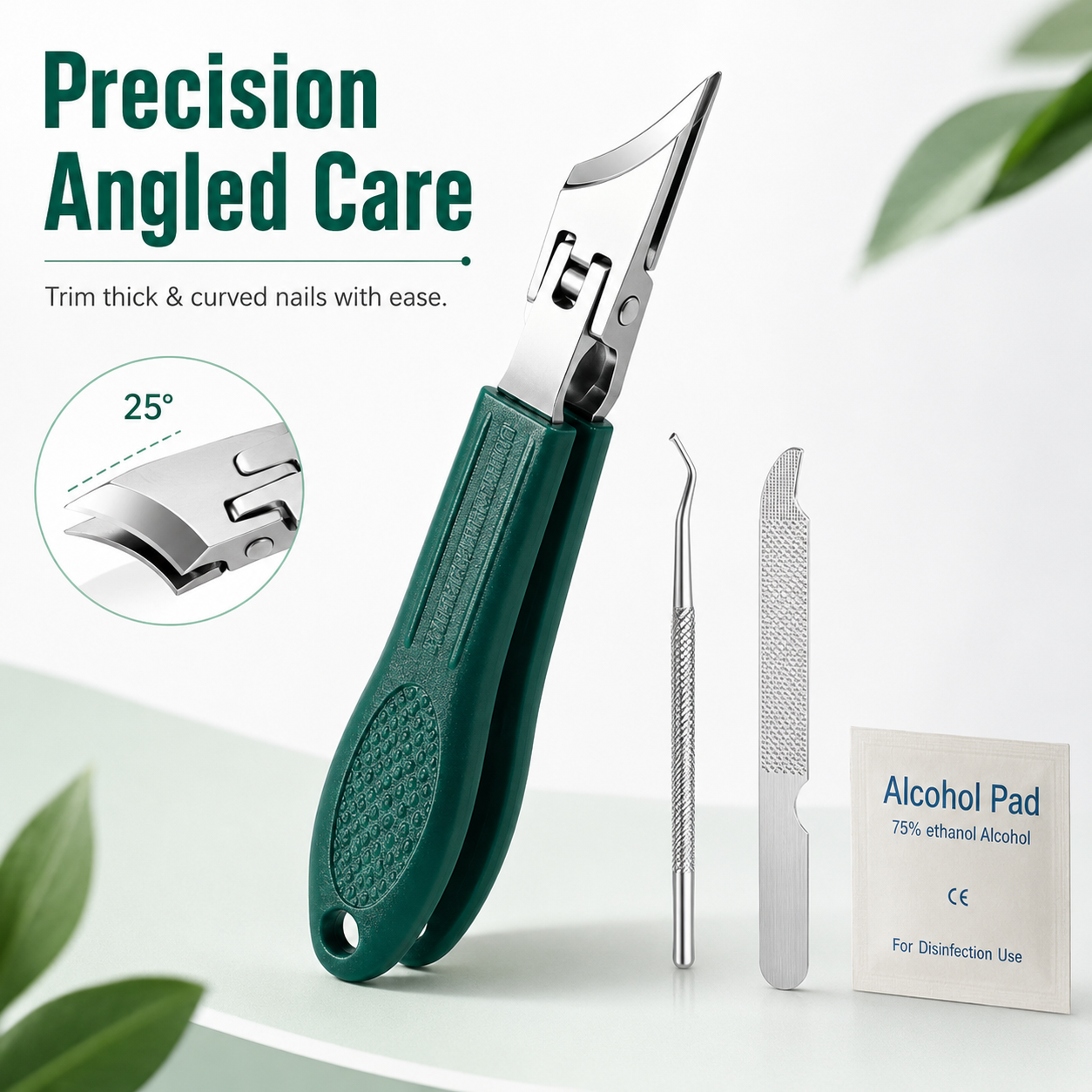 Complete nail care kit with tools
