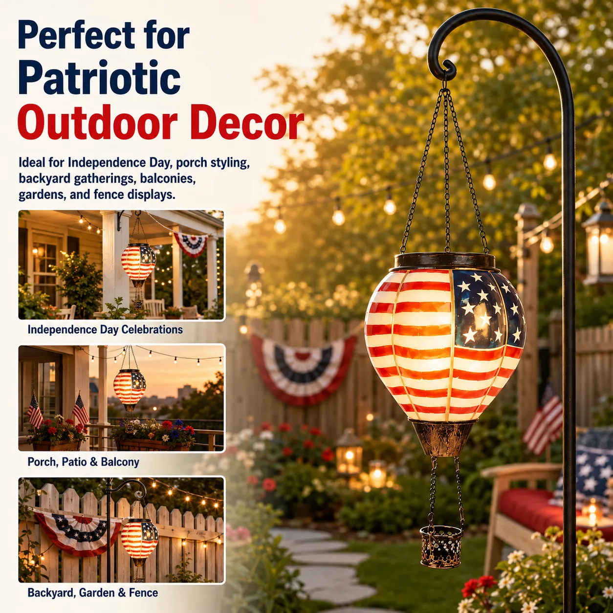 250th anniversary patriotic lantern design