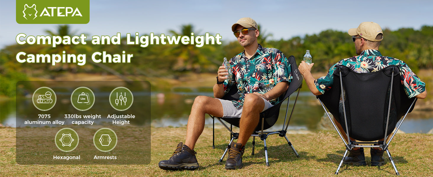ATEPA UFO P20 Portable Compact Lightweight Outdoor Chairs